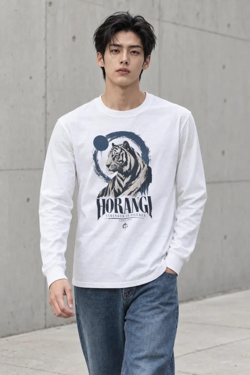 "Horangi Strength In Silence" Unisex Longsleeve T-shirt