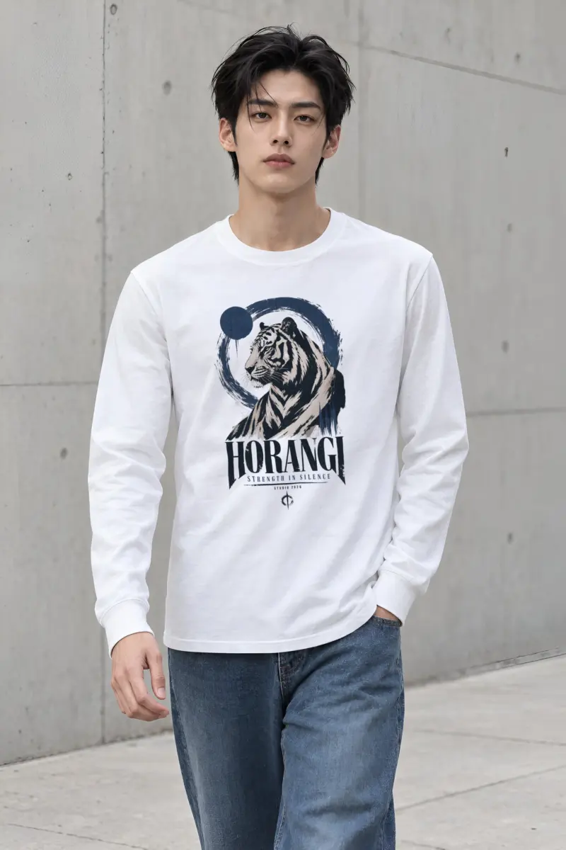 "Horangi Strength In Silence" Unisex Longsleeve T-shirt
