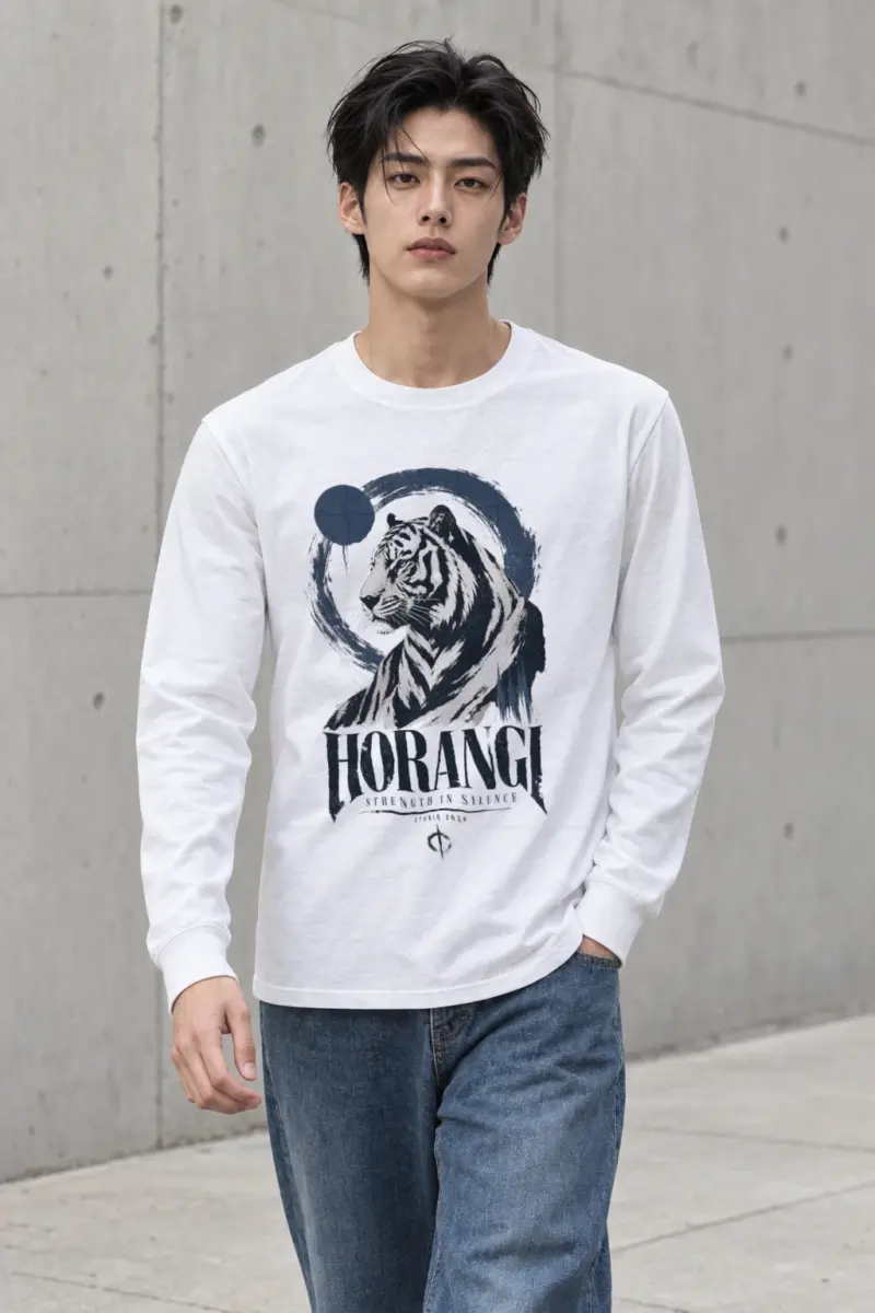 "Horangi Strength In Silence" Unisex Longsleeve T-shirt