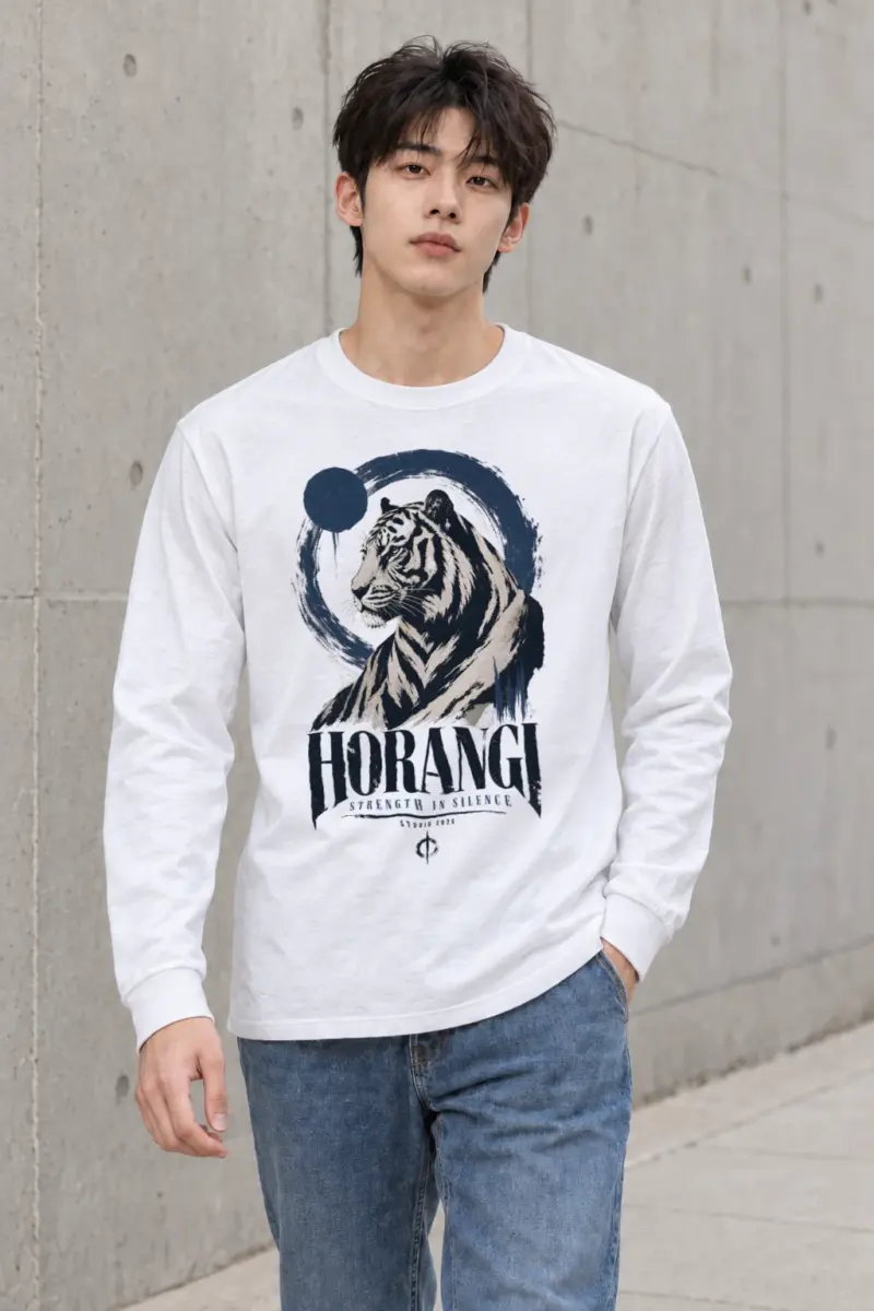 "Horangi Strength In Silence" Unisex Longsleeve T-shirt