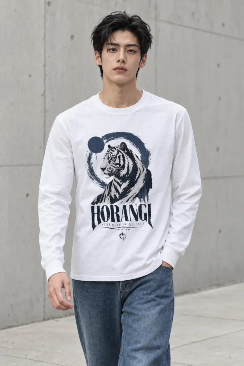 "Horangi Strength In Silence" Unisex Longsleeve T-shirt