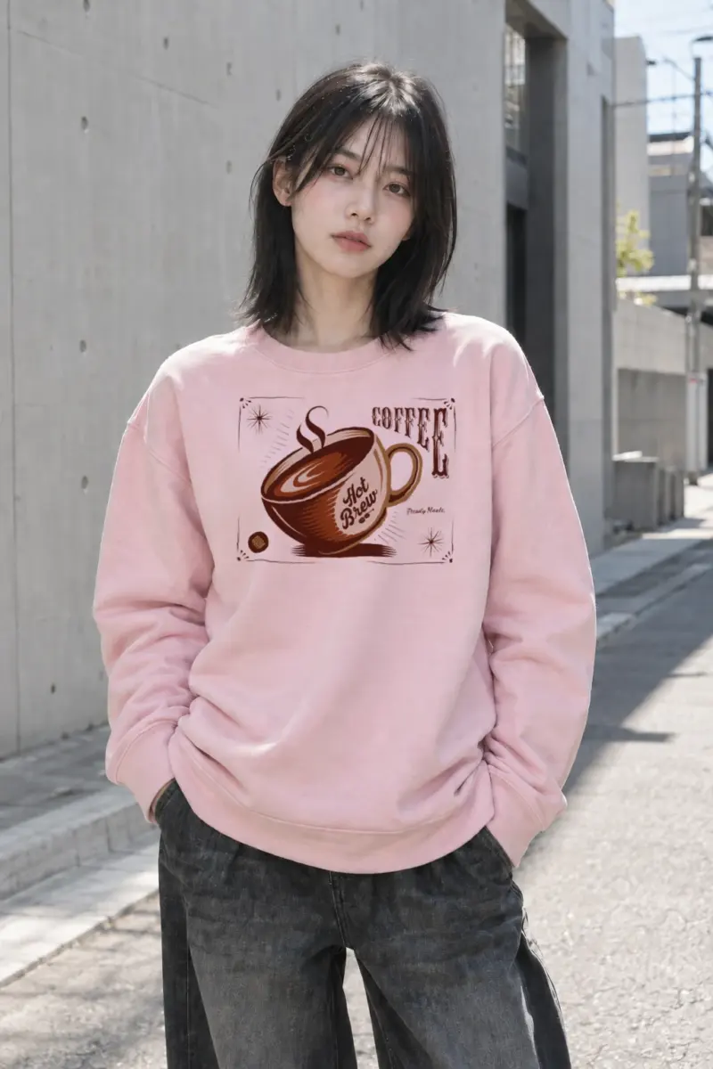 "Hot Brew Coffee" Heavy Blend Unisex Crewneck Sweatshirt | Gildan 18000