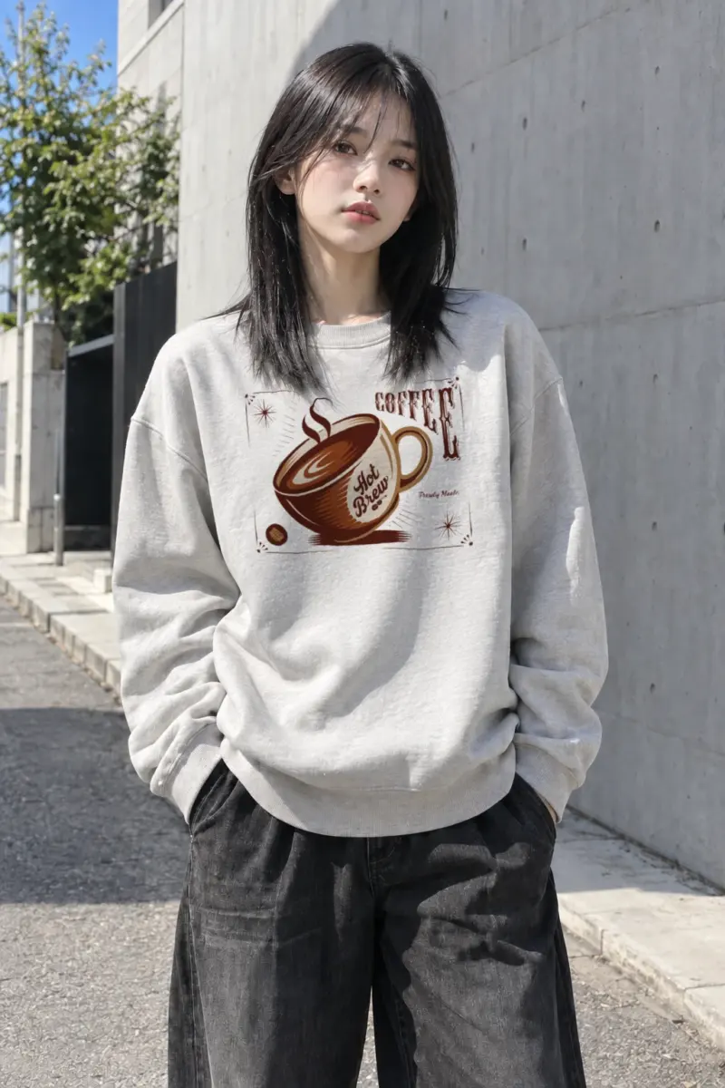 "Hot Brew Coffee" Heavy Blend Unisex Crewneck Sweatshirt | Gildan 18000