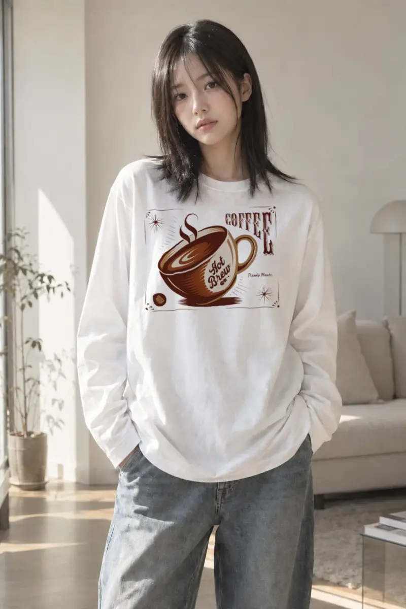 "Hot Brew Coffee" Unisex Longsleeve T-shirt | Gildan 2400