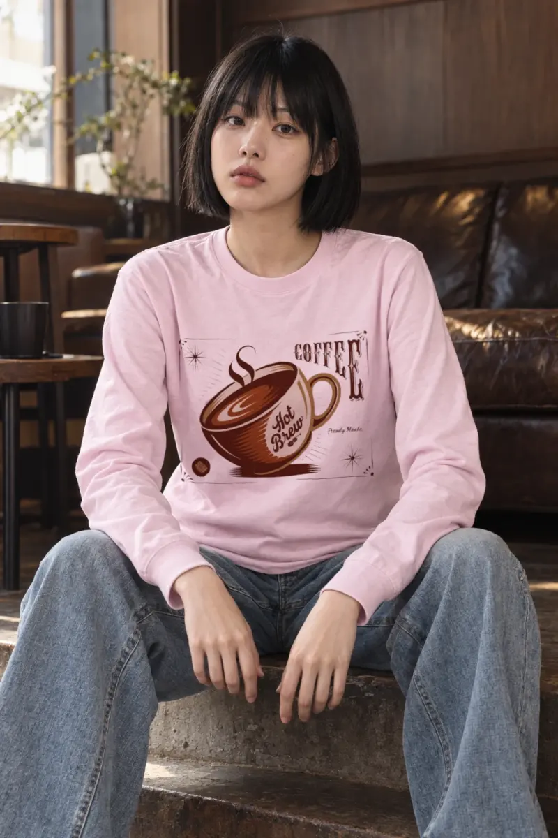 "Hot Brew Coffee" Unisex Longsleeve T-shirt