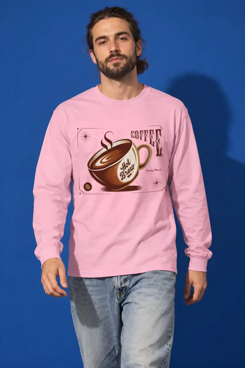 "Hot Brew Coffee" Unisex Longsleeve T-shirt