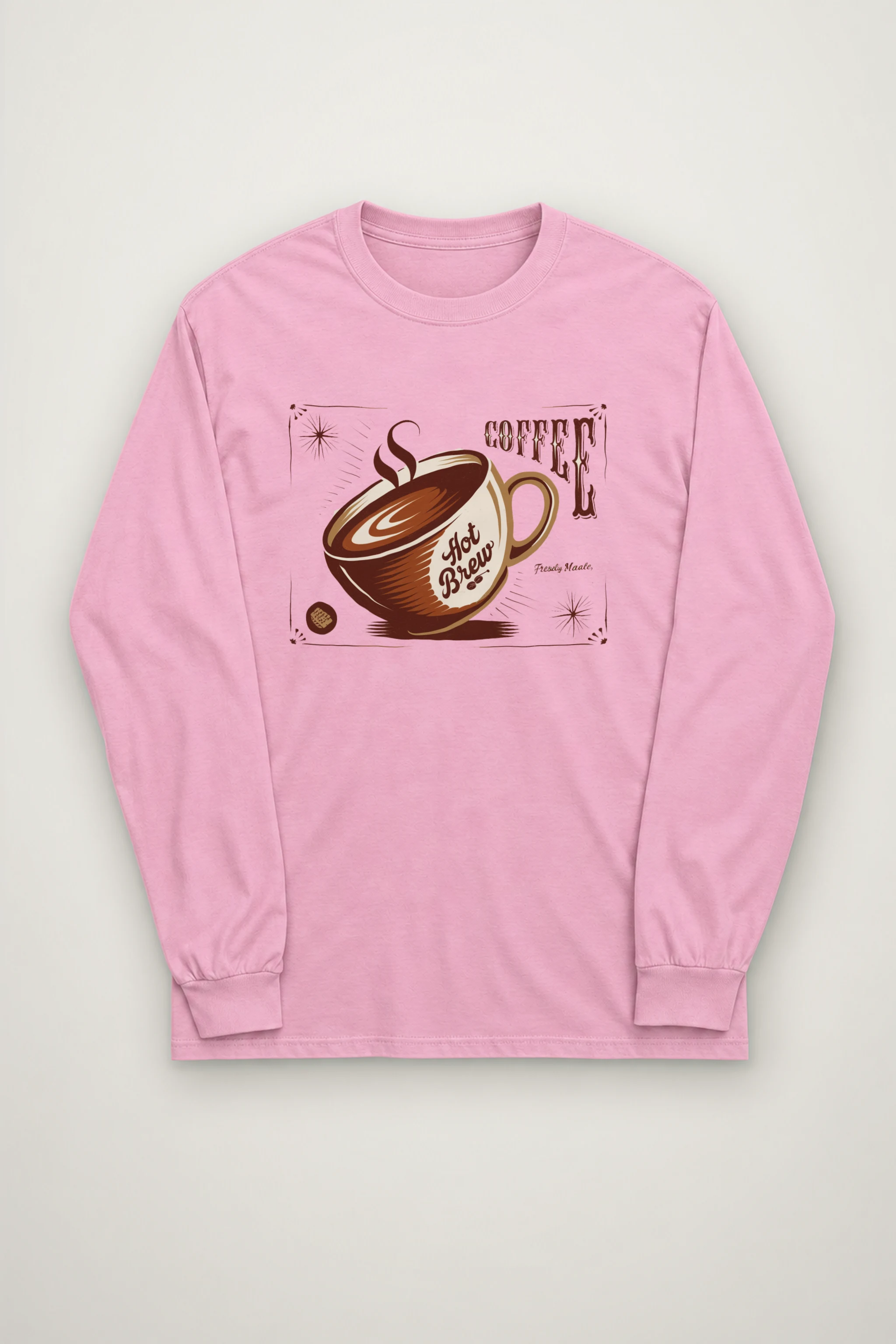 "Hot Brew Coffee" Unisex Longsleeve T-shirt