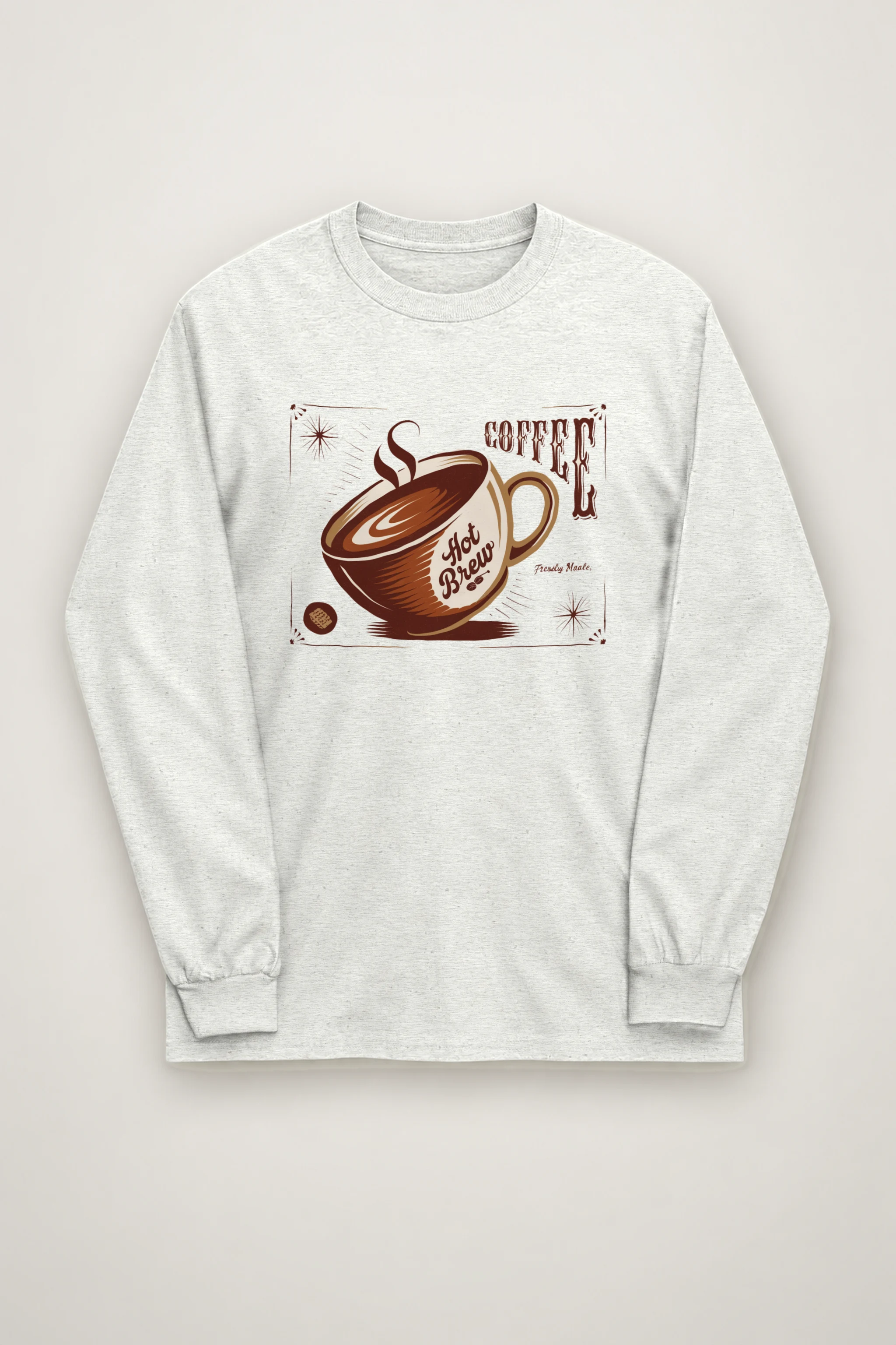 "Hot Brew Coffee" Unisex Longsleeve T-shirt