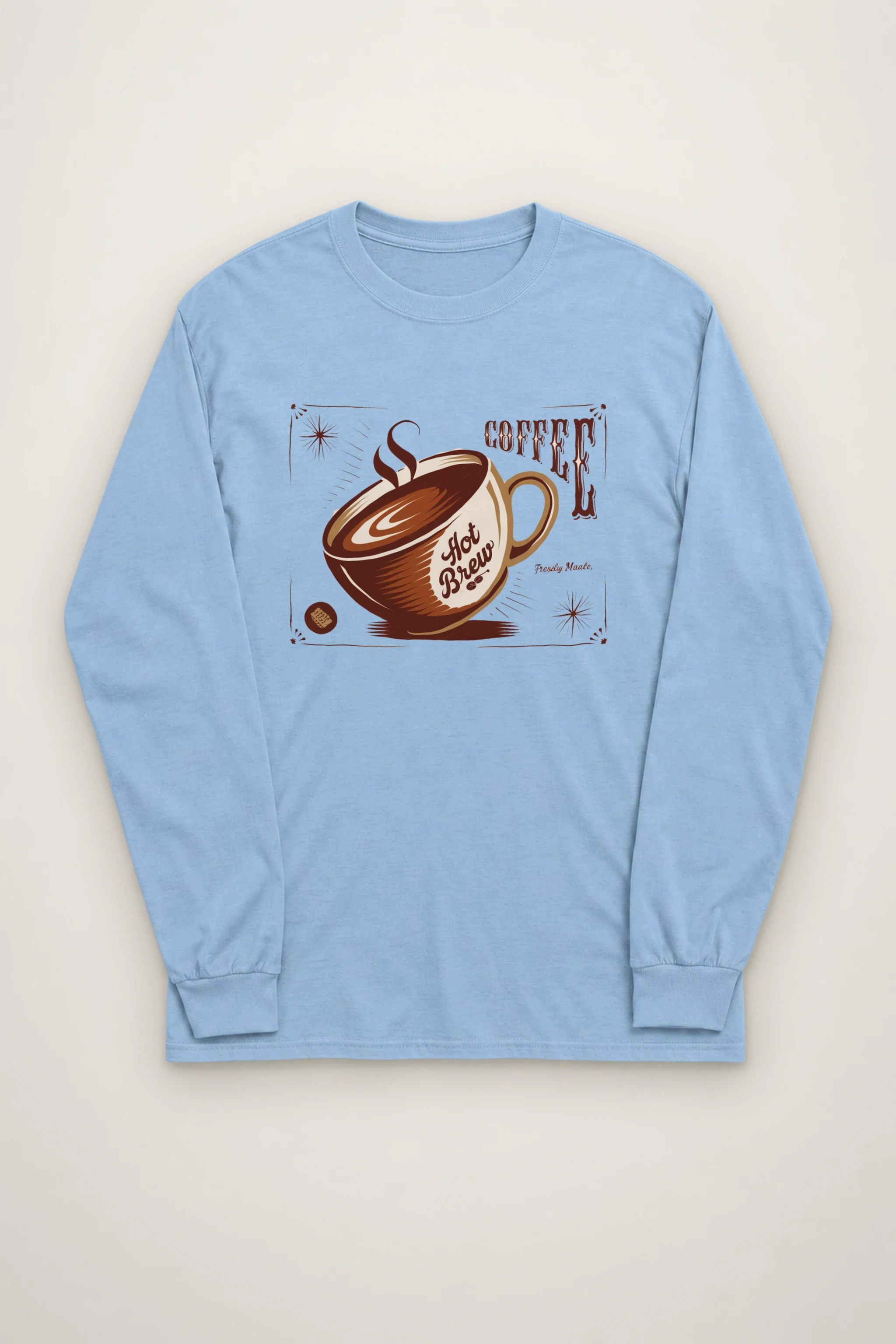 "Hot Brew Coffee" Unisex Longsleeve T-shirt