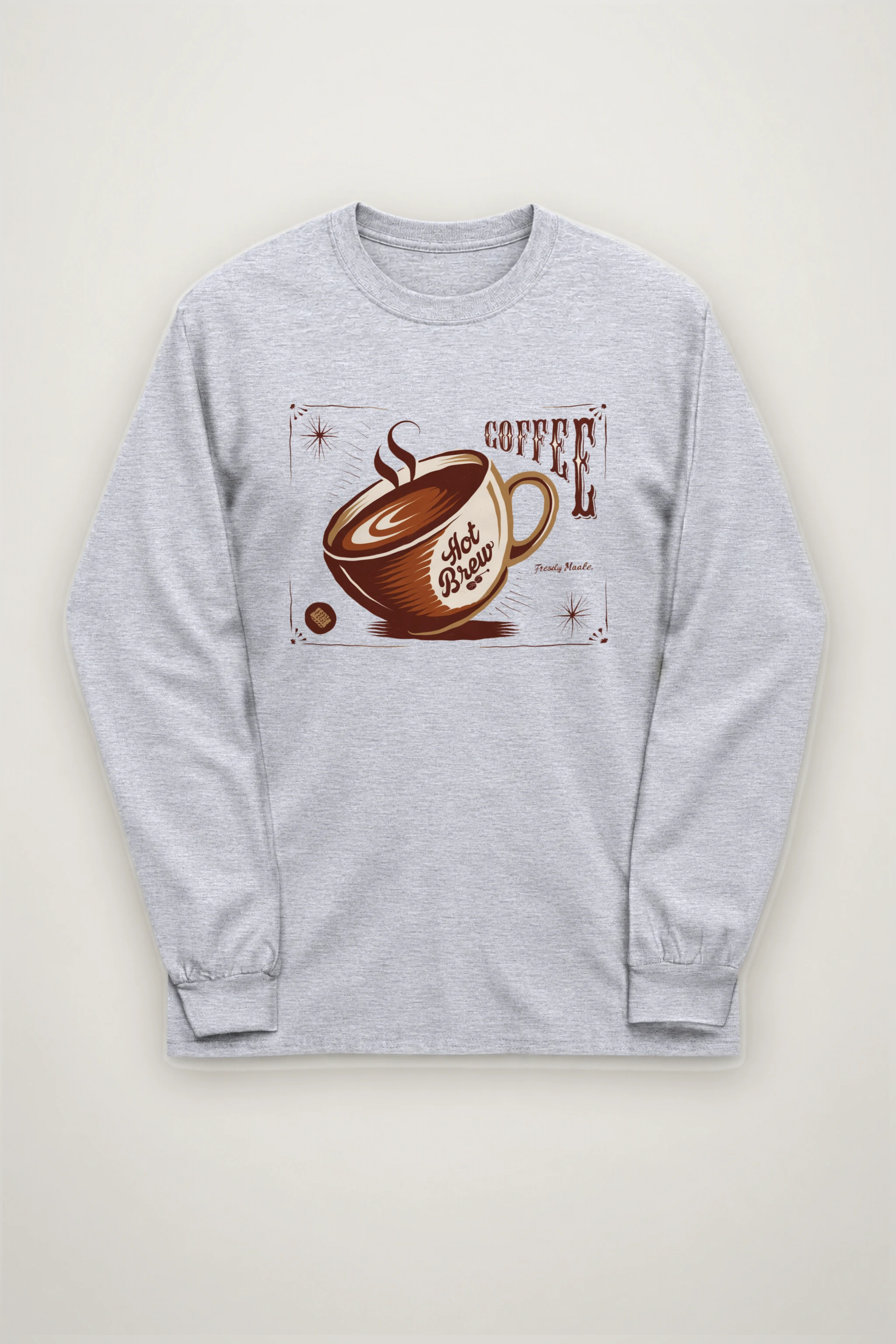 "Hot Brew Coffee" Unisex Longsleeve T-shirt
