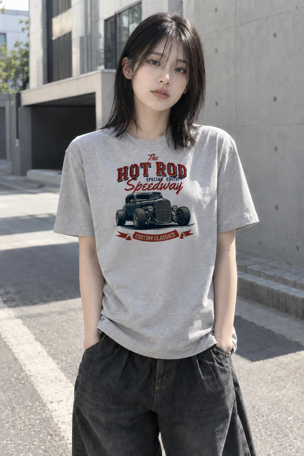 "Hot Rod Special Edition" Heavyweight Unisex Crewneck T-shirt | Gildan 5000