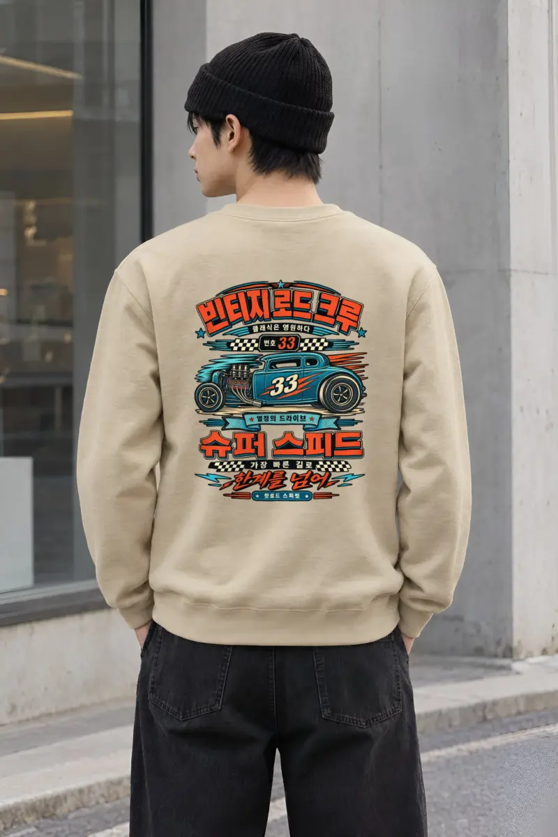"Hot Rod Spirit" Heavy Blend Unisex Crewneck Sweatshirt