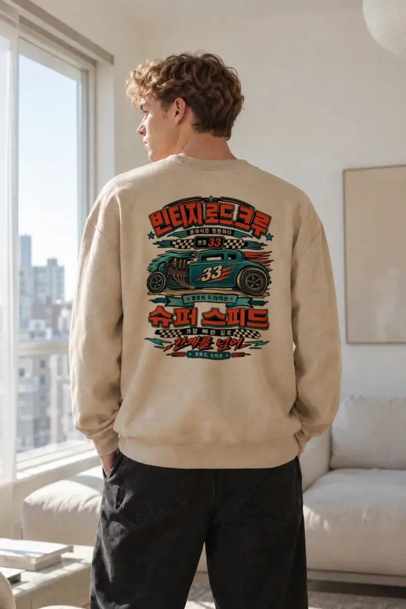 "Hot Rod Spirit" Heavy Blend Unisex Crewneck Sweatshirt | Gildan 18000