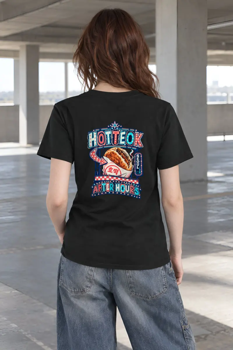 "Hotteok After Hours" Heavyweight Unisex Crewneck T-shirt