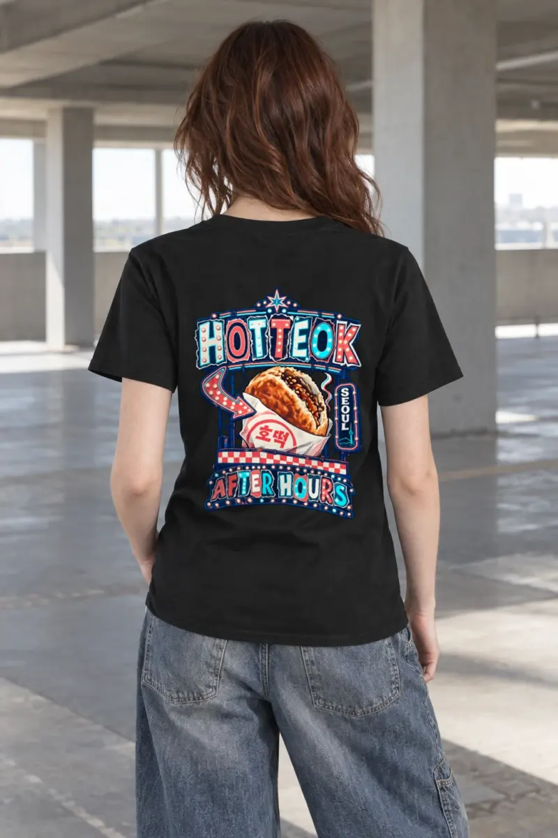 "Hotteok After Hours" Heavyweight Unisex Crewneck T-shirt