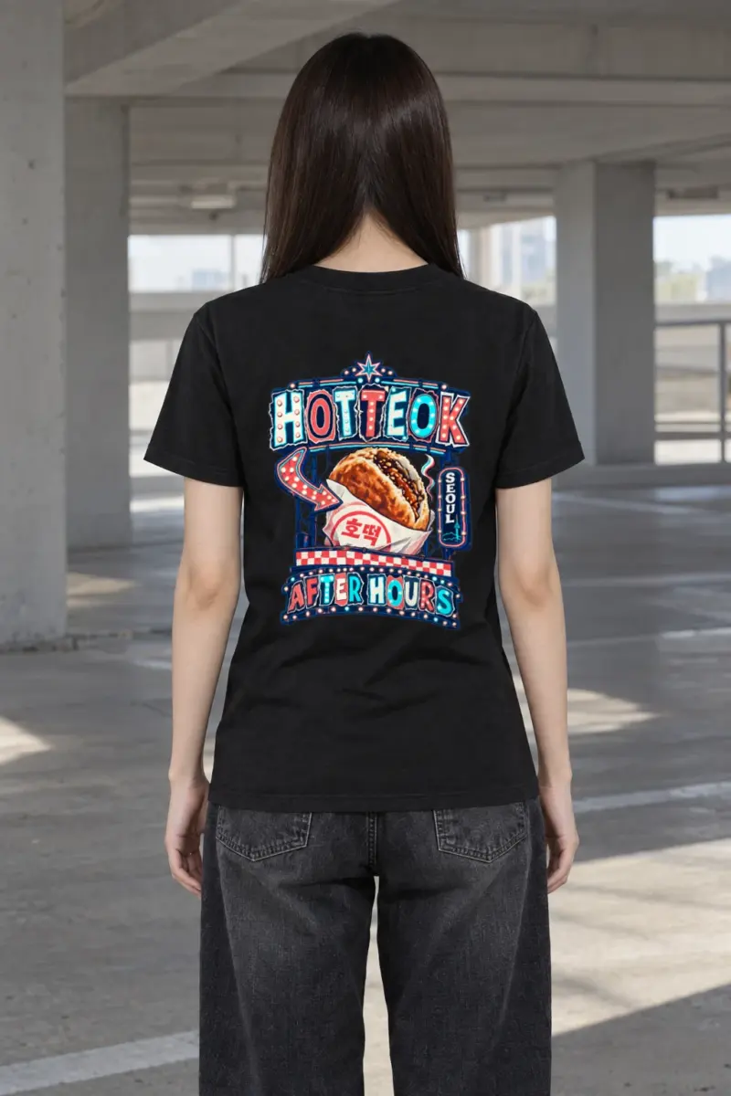"Hotteok After Hours" Heavyweight Unisex Crewneck T-shirt