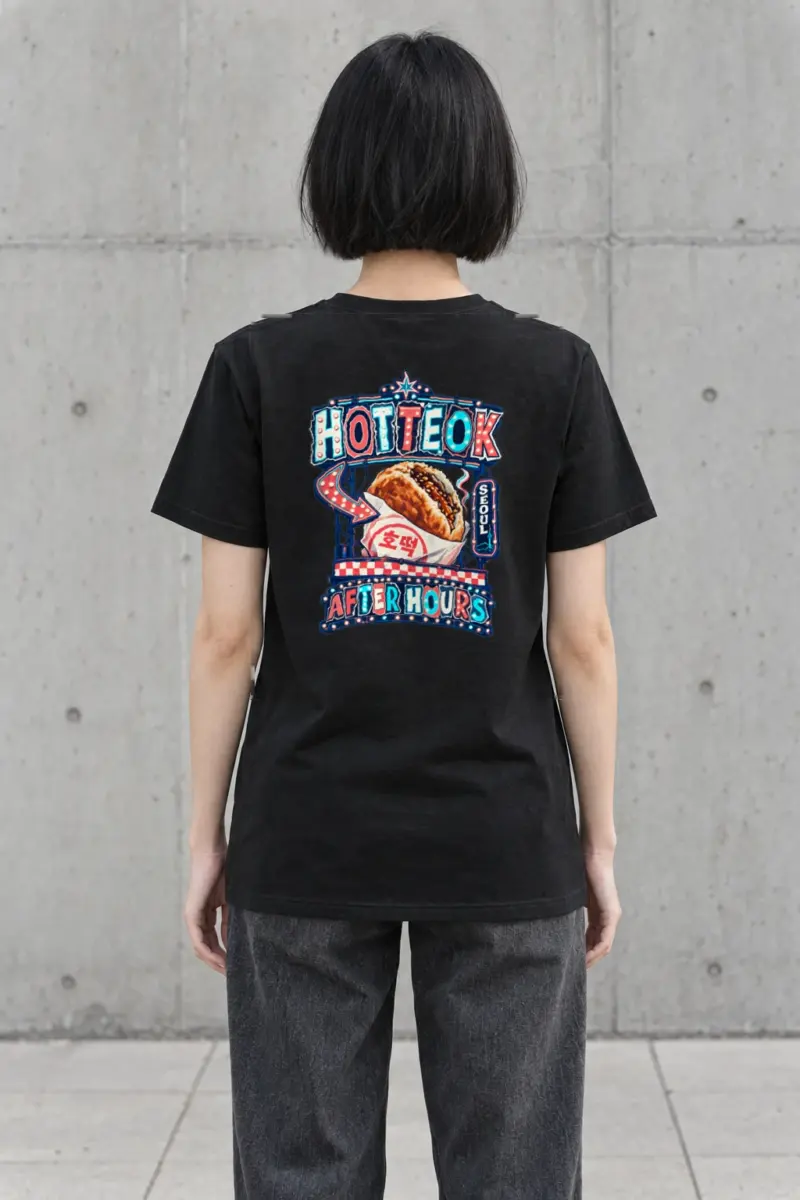 "Hotteok After Hours" Heavyweight Unisex Crewneck T-shirt