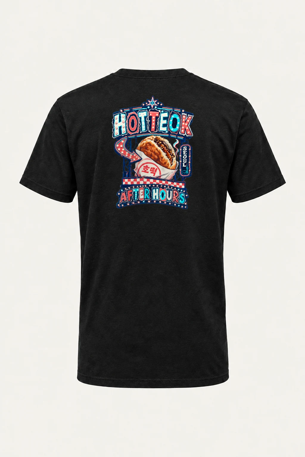 "Hotteok After Hours" Heavyweight Unisex Crewneck T-shirt | Gildan 5000