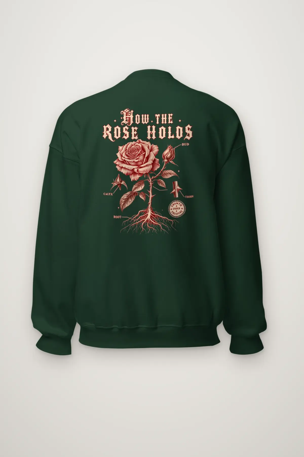"How The Rose Holds" Heavy Blend Unisex Crewneck Sweatshirt