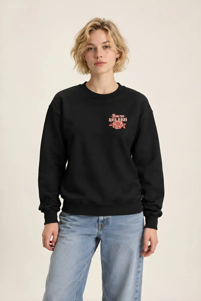 "How The Rose Holds" Heavy Blend Unisex Crewneck Sweatshirt