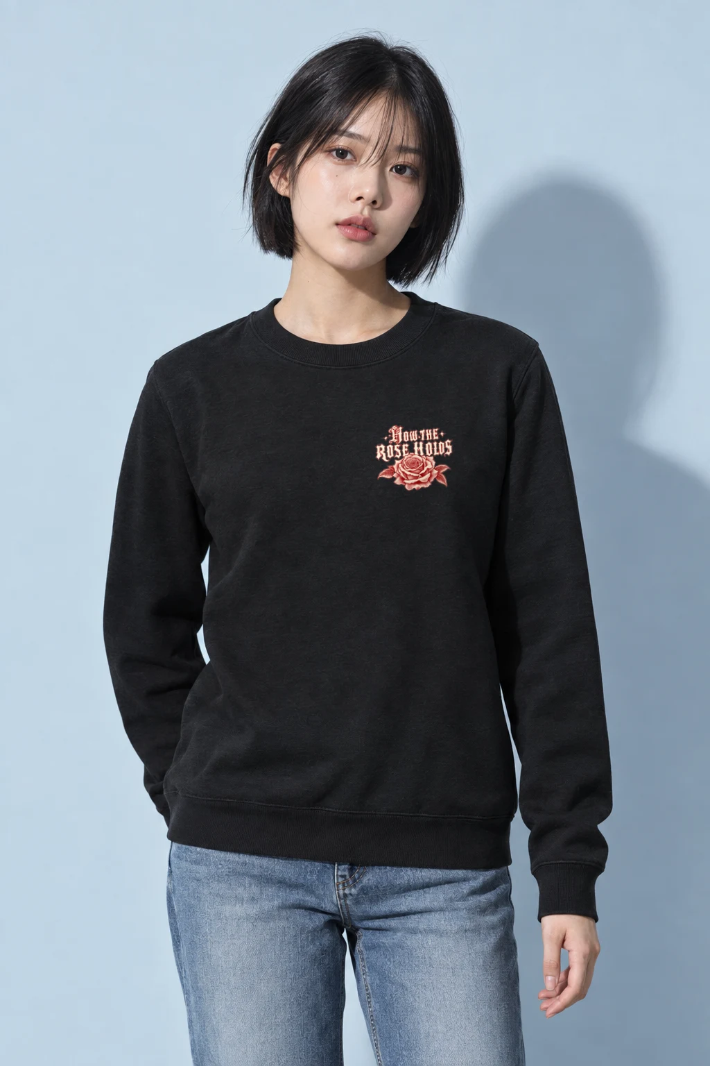 "How The Rose Holds" Heavy Blend Unisex Crewneck Sweatshirt