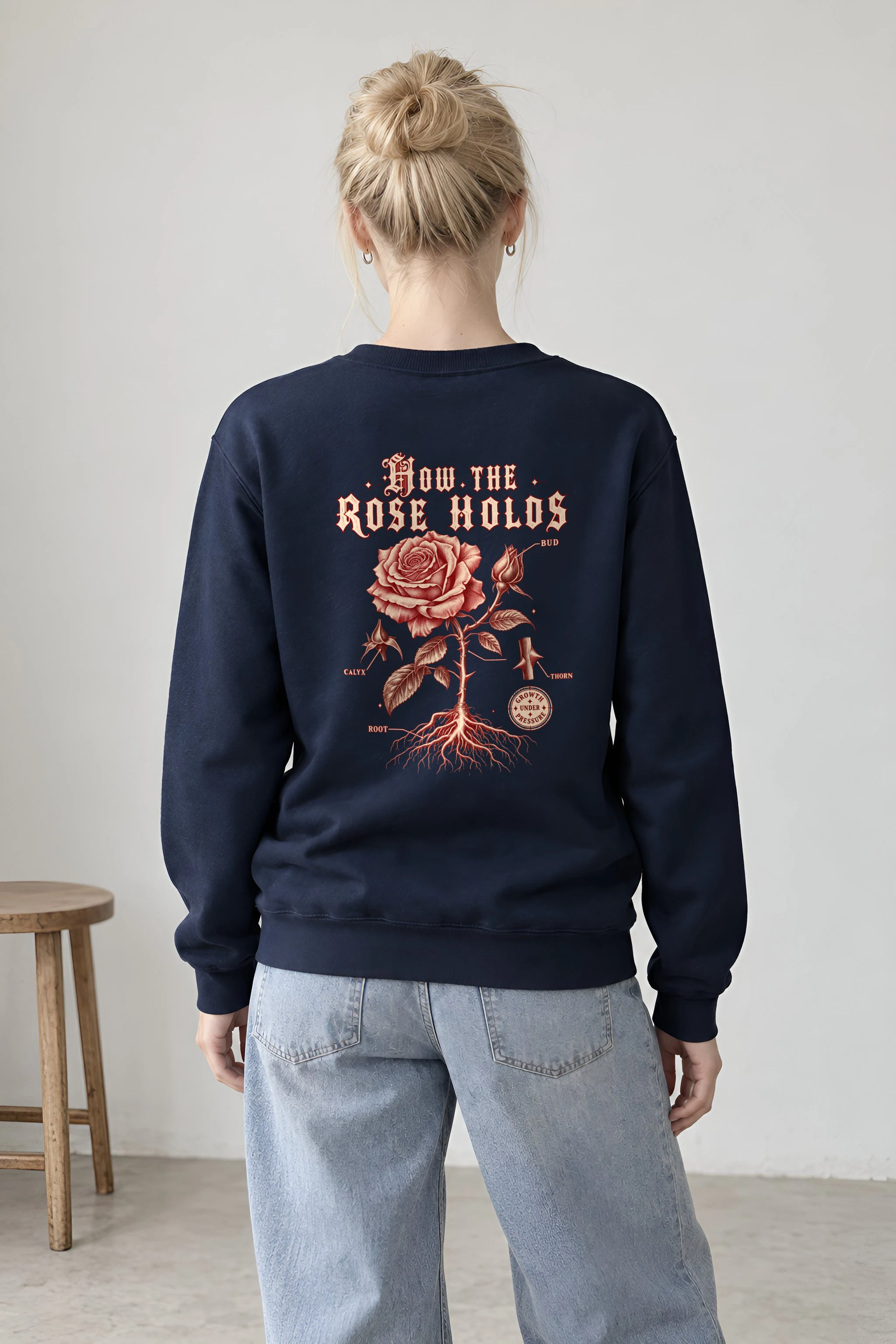 "How The Rose Holds" 1 Crewneck Sweatshirt