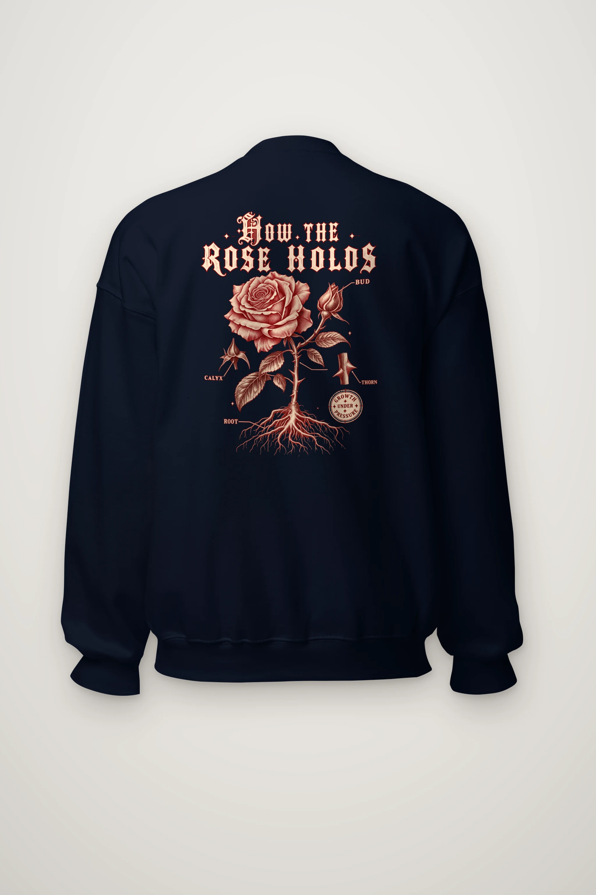 "How The Rose Holds" Heavy Blend Unisex Crewneck Sweatshirt