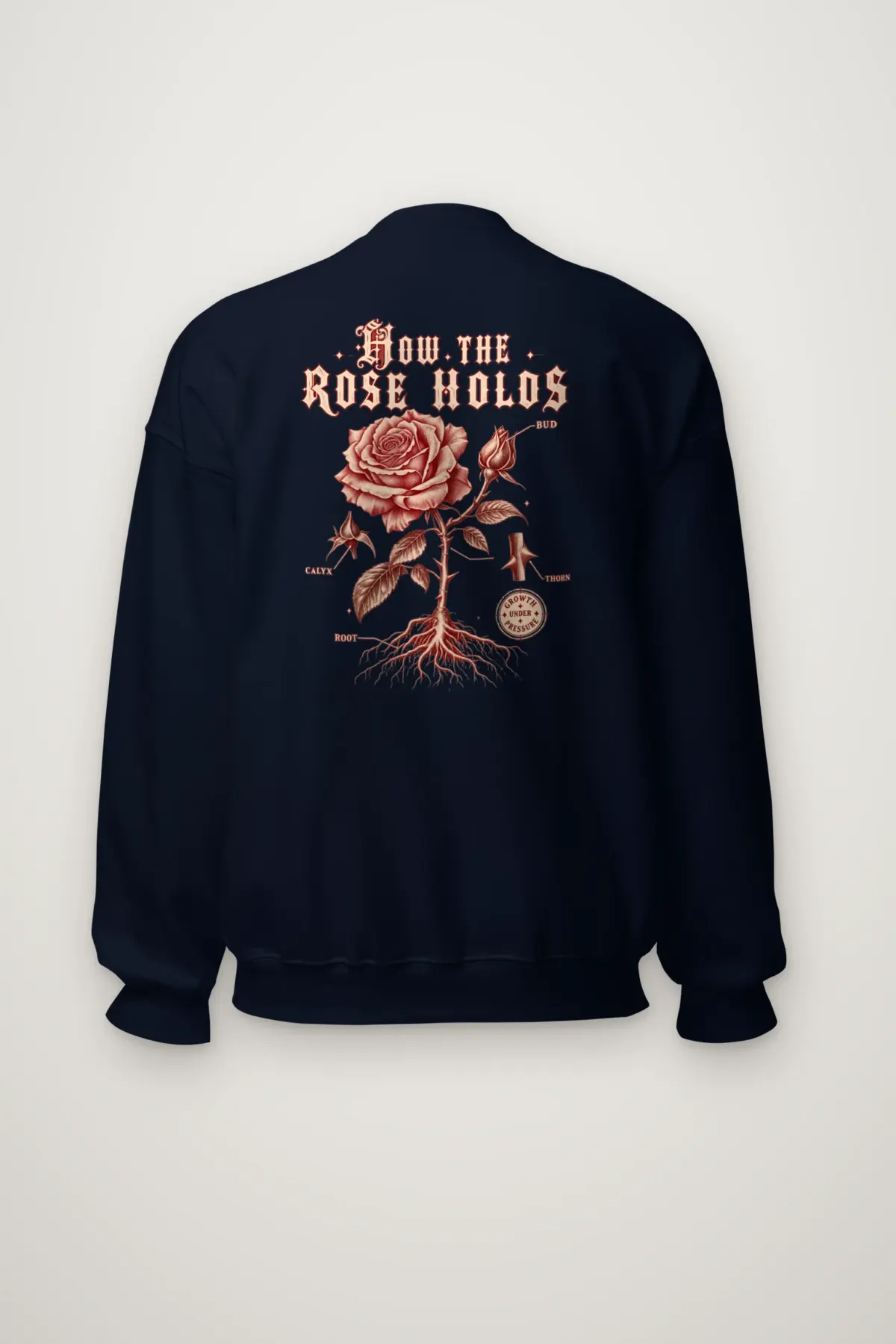 "How The Rose Holds" Heavy Blend Unisex Crewneck Sweatshirt