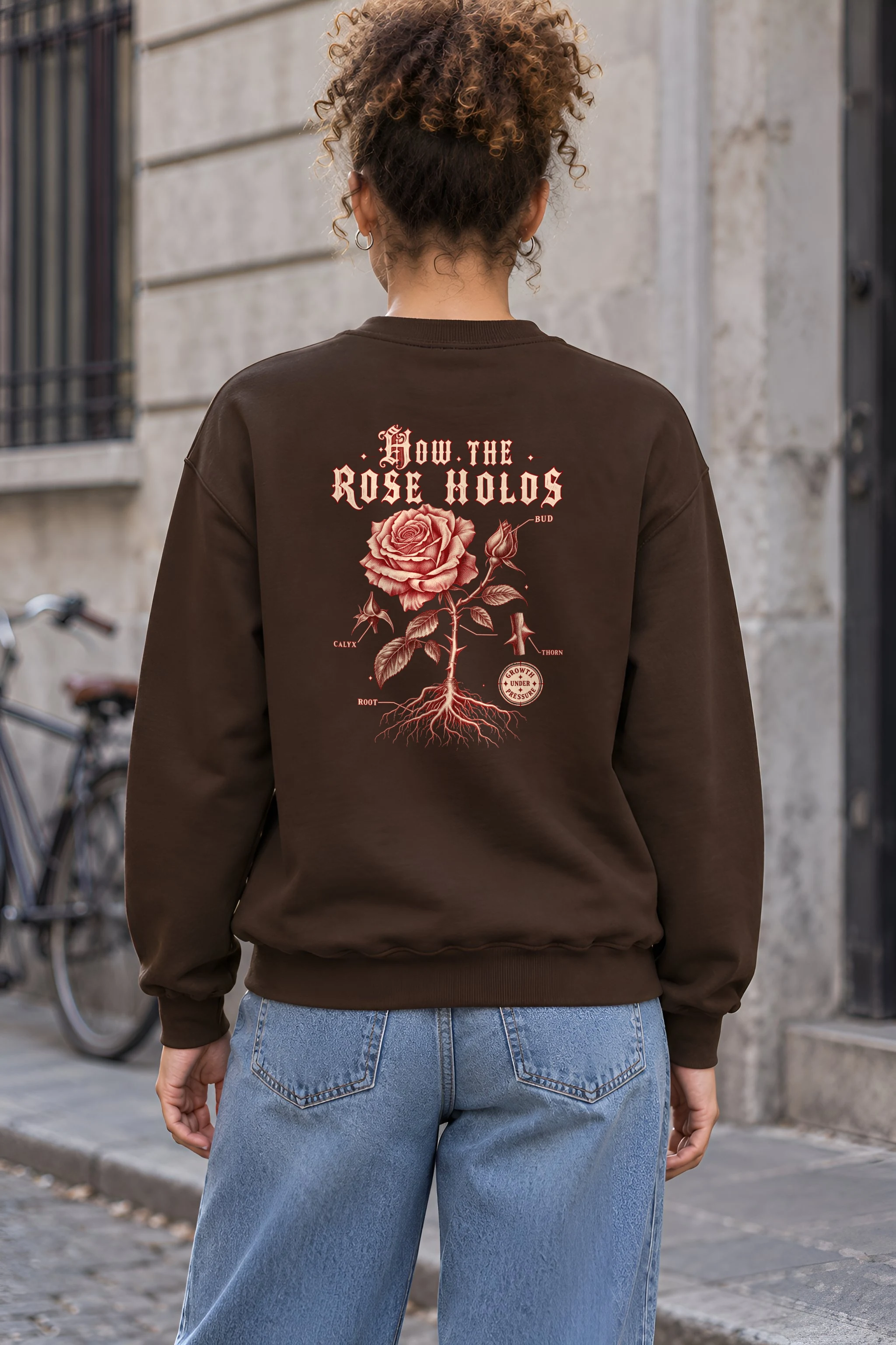 "How The Rose Holds" 1 Crewneck Sweatshirt
