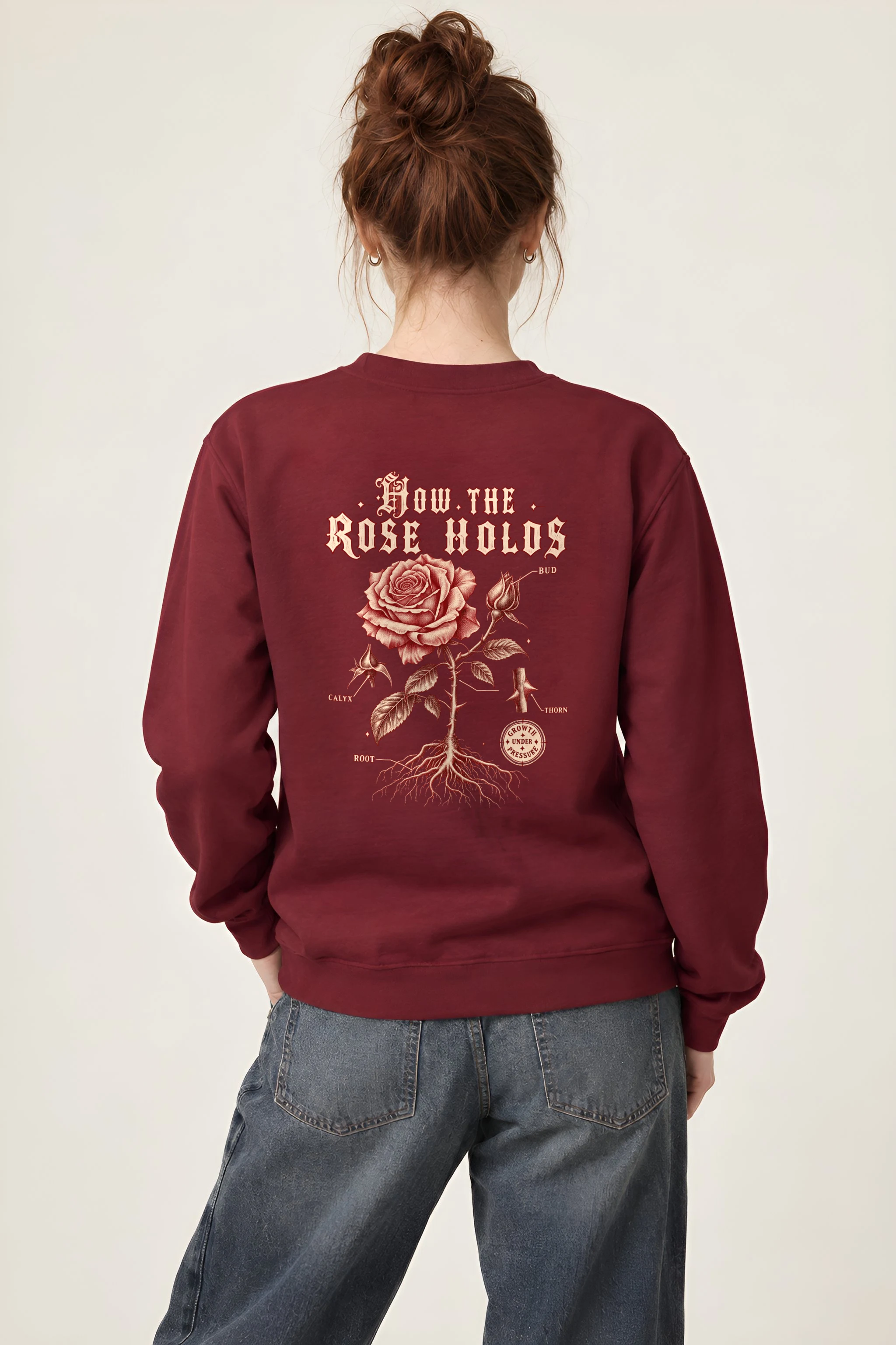 "How The Rose Holds" 1 Crewneck Sweatshirt