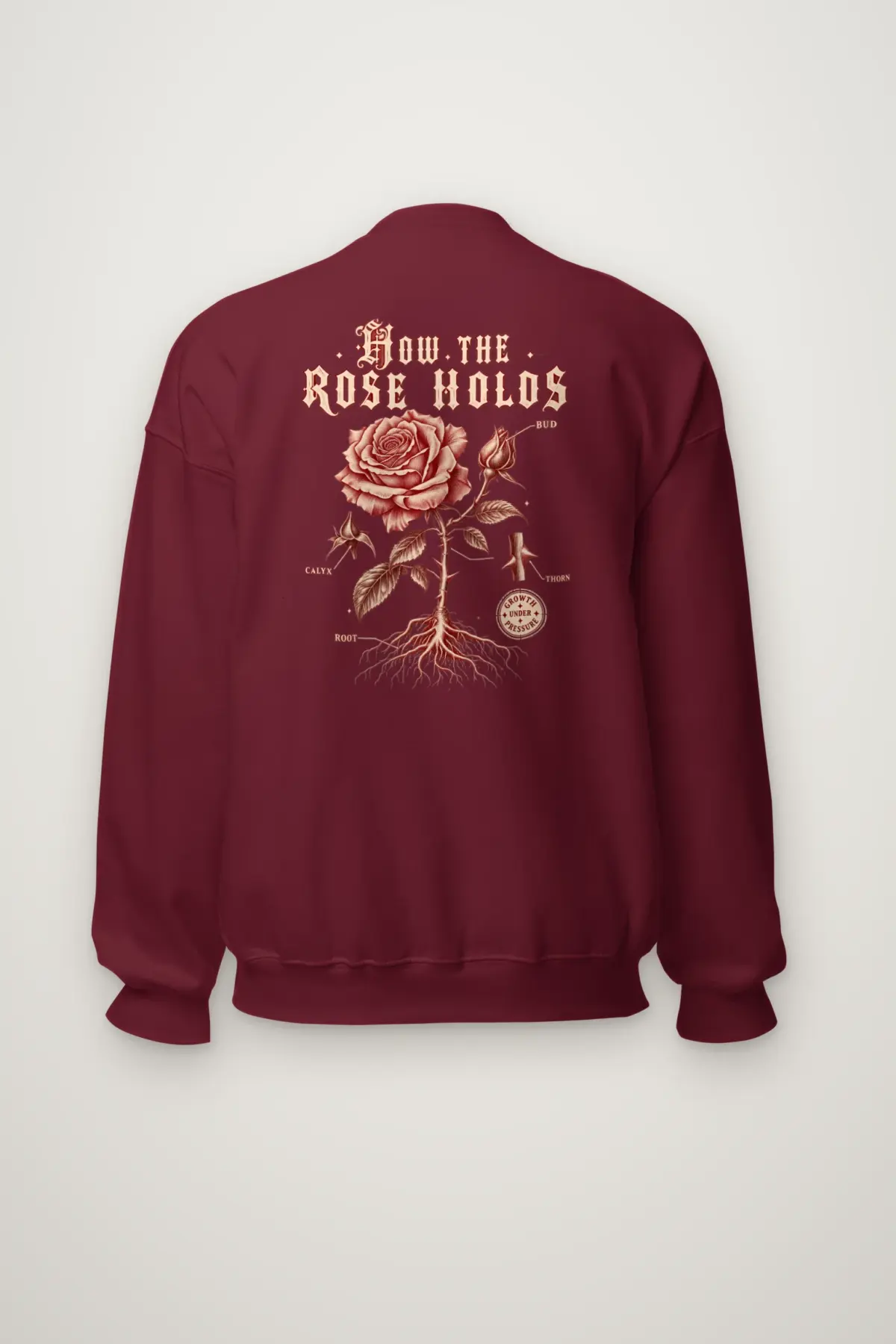 "How The Rose Holds" Heavy Blend Unisex Crewneck Sweatshirt