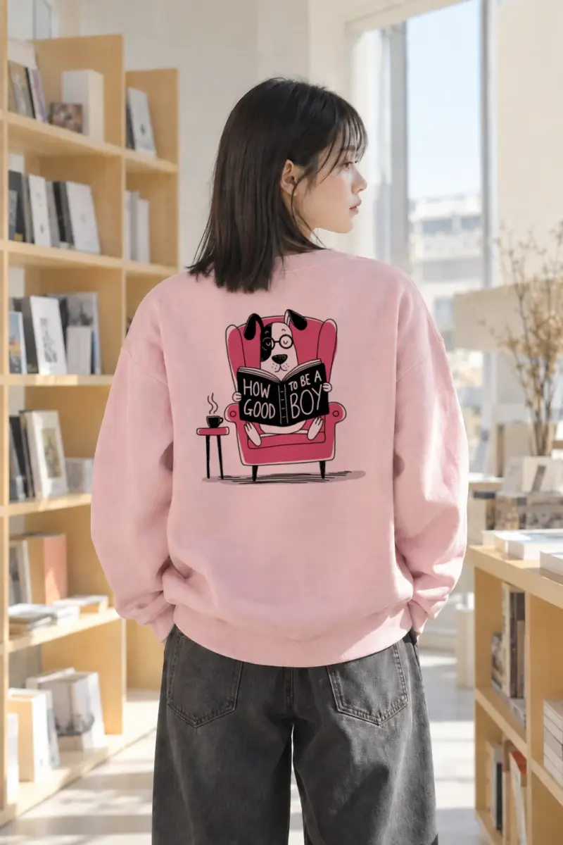 "How To Be A Good Boy" Heavy Blend Unisex Crewneck Sweatshirt | Gildan 18000