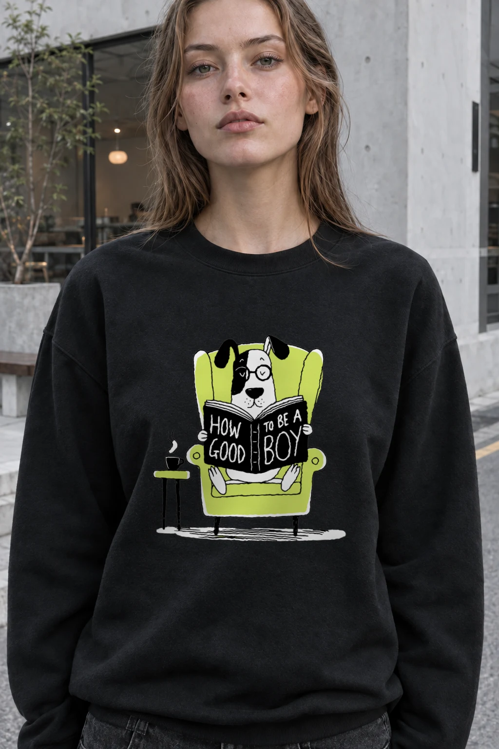 "How To Be A Good Boy" Heavy Blend Unisex Crewneck Sweatshirt | Gildan 18000