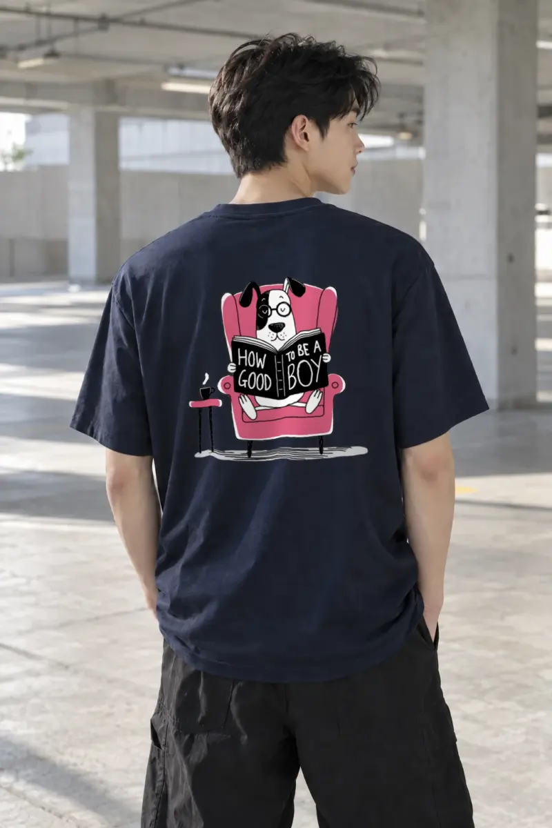 “How To Be A Good Boy” Heavyweight Unisex Crewneck T-shirt | Gildan 5000