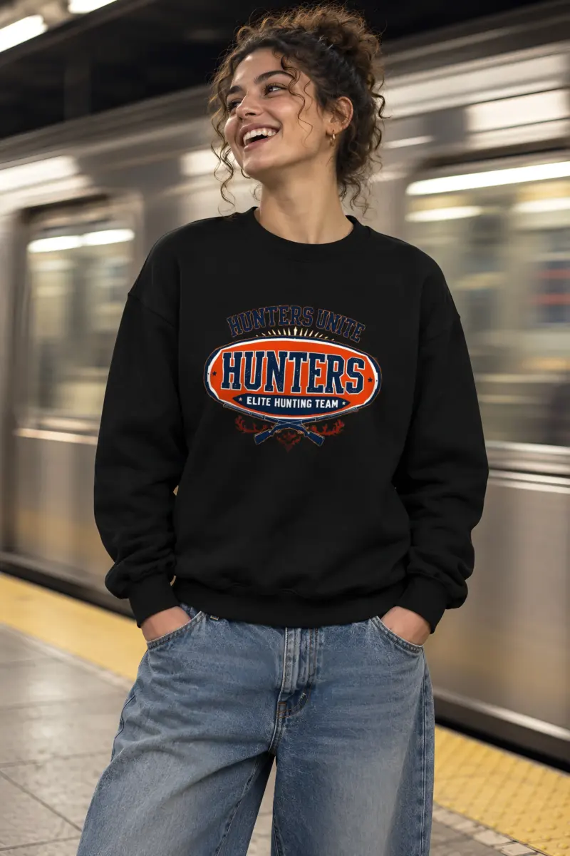 "Hunters Unite" Heavy Blend Unisex Crewneck Sweatshirt