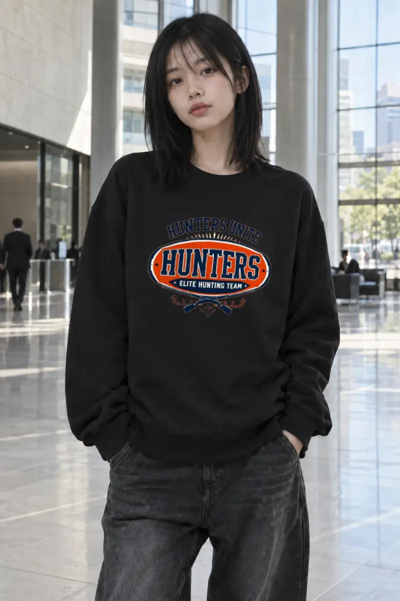 "Hunters Unite" Heavy Blend Unisex Crewneck Sweatshirt | Gildan 18000