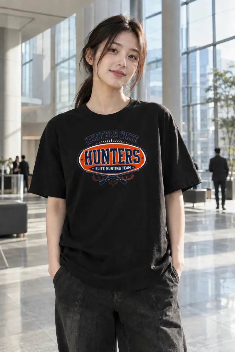 "Hunters Unite" Heavyweight Unisex Crewneck T-shirt | Gildan 5000