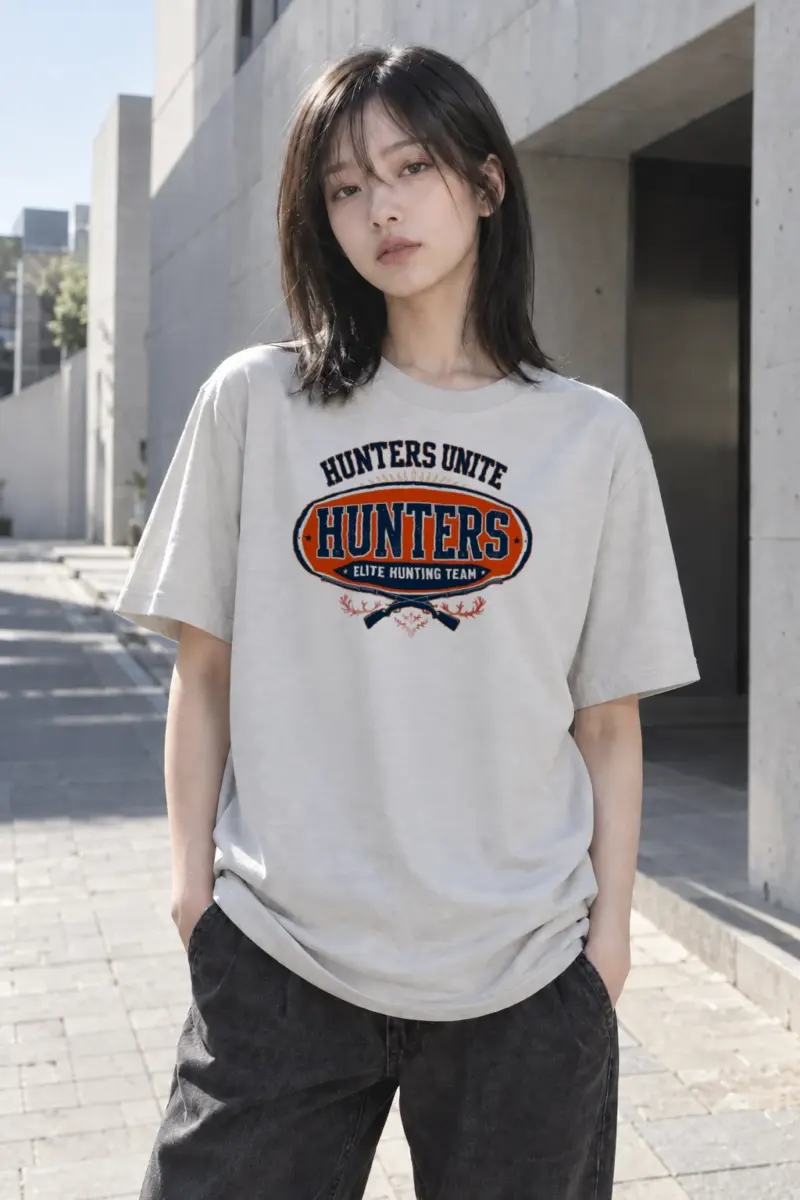 “Hunters Unite” Heavyweight Unisex Crewneck T-shirt | Gildan 5000