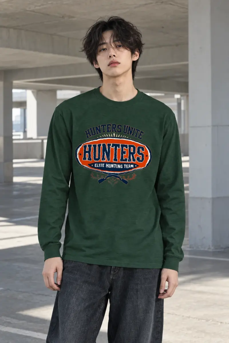 "Hunters Unite" Unisex Longsleeve T-shirt | Gildan 2400