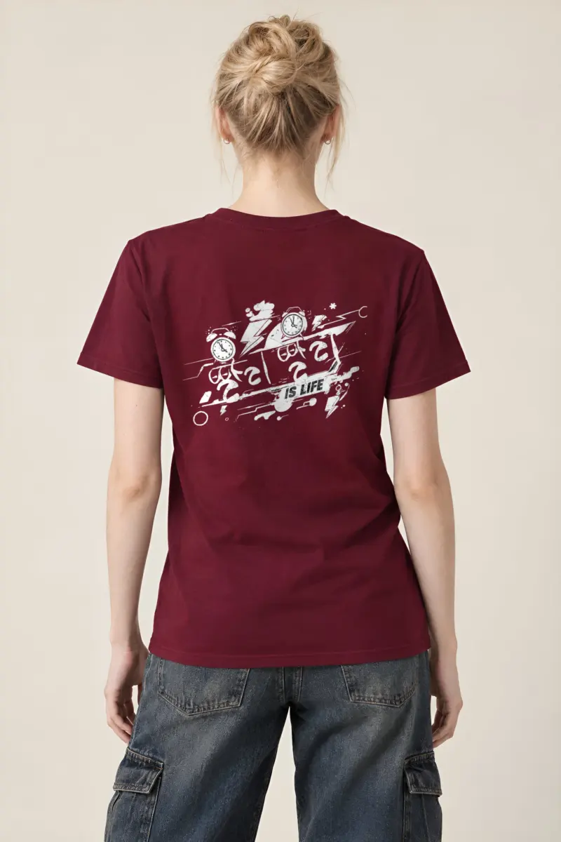 "Hurry Hurry" Heavyweight Unisex Crewneck T-shirt