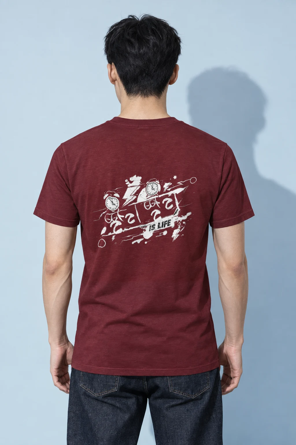 "Hurry Hurry" Heavyweight Unisex Crewneck T-shirt