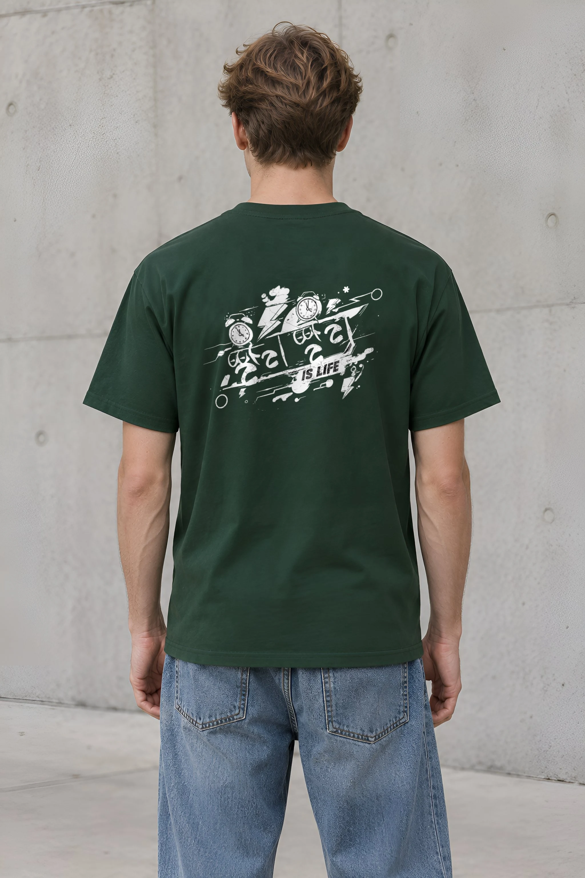 "Hurry Hurry" Heavyweight Unisex Crewneck T-shirt
