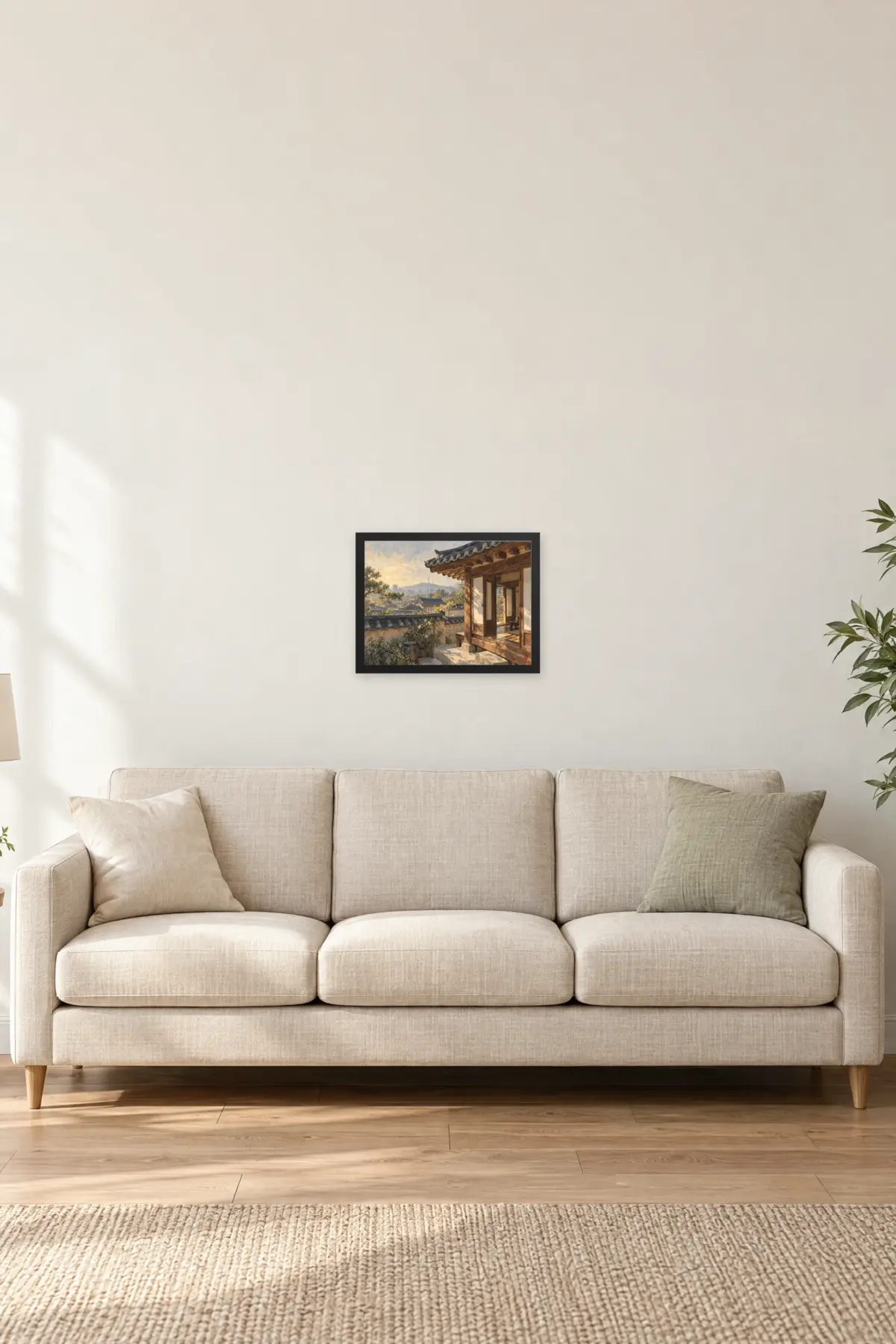 "Hyojae" Premium Wooden Framed Poster · Landscape — Black frame, 16 × 12 in