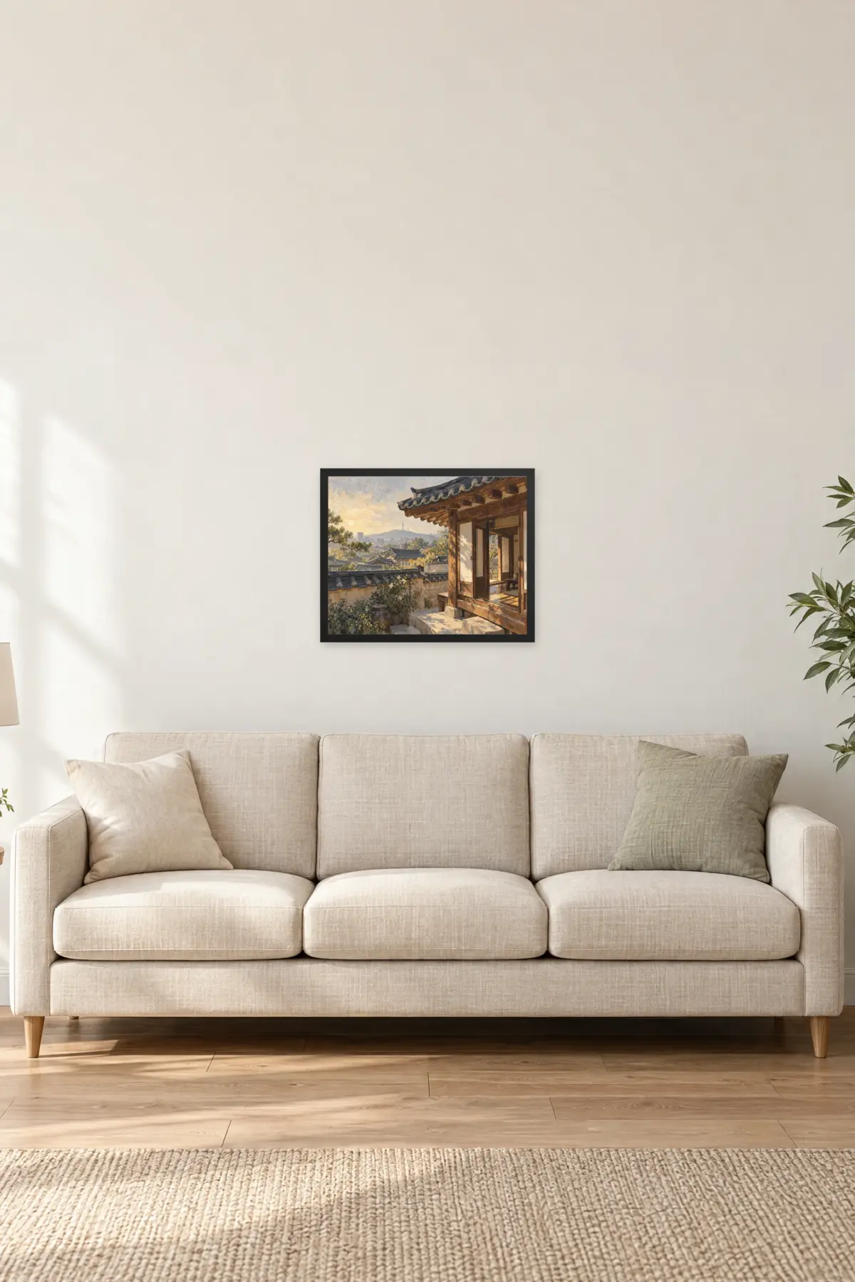 "Hyojae" Premium Wooden Framed Poster · Landscape — Black frame, 20 × 16 in