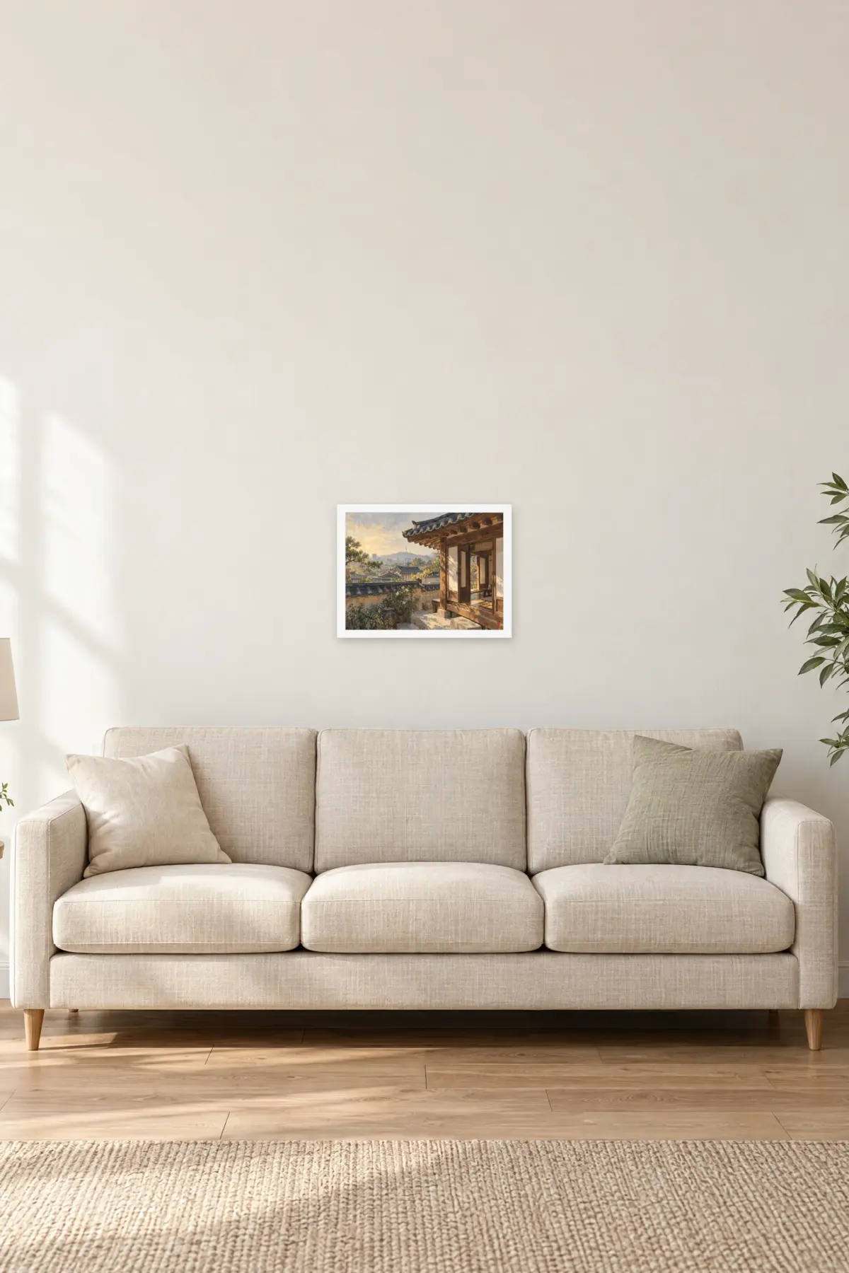 "Hyojae" Premium Wooden Framed Poster · Landscape — White frame, 16 × 12 in