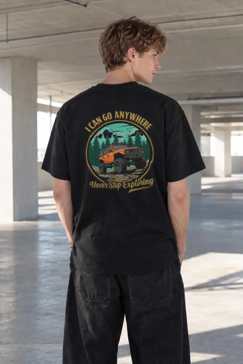 "I Can Go Anywhere" Heavyweight Unisex Crewneck T-shirt | Gildan 5000