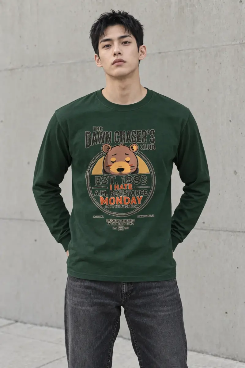 "I Hate A.M." Unisex Longsleeve T-shirt