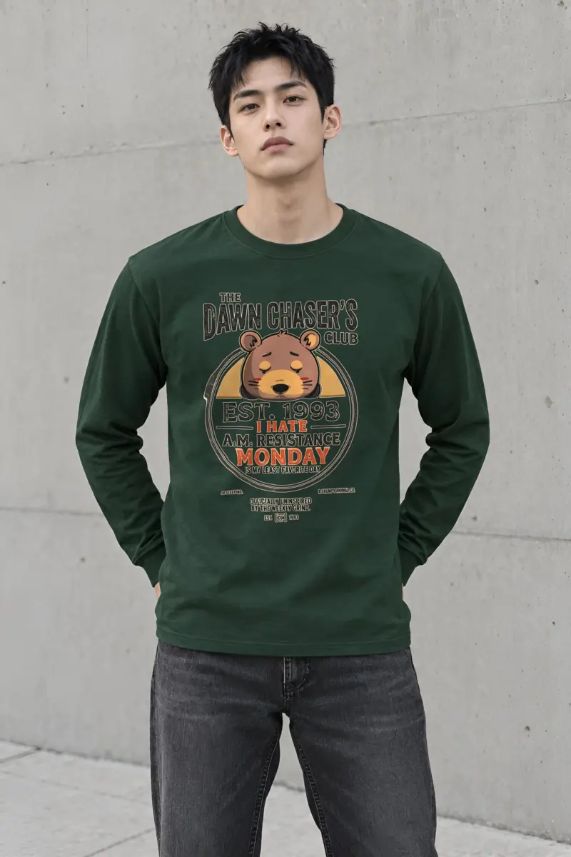 "I Hate A.M." Unisex Longsleeve T-shirt