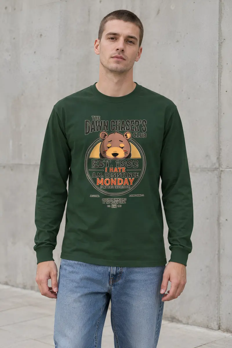 "I Hate A.M." Unisex Longsleeve T-shirt