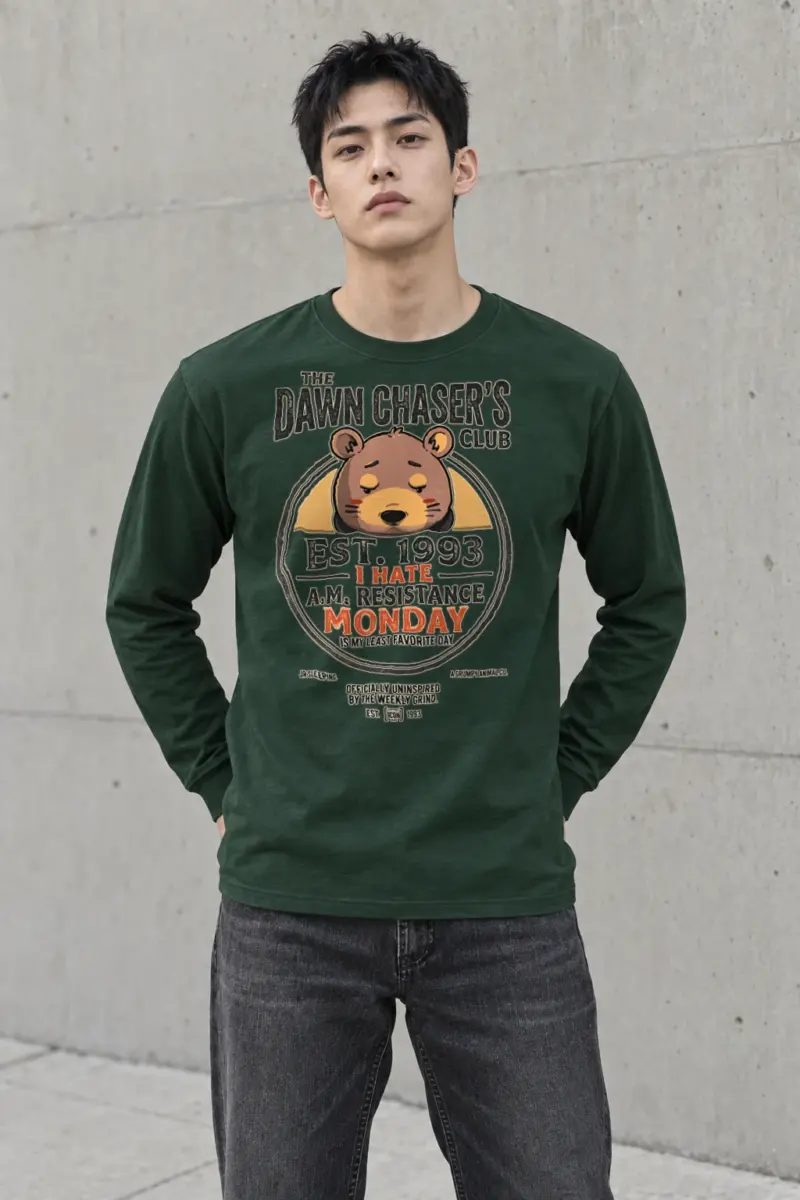 "I Hate A.M." Unisex Longsleeve T-shirt